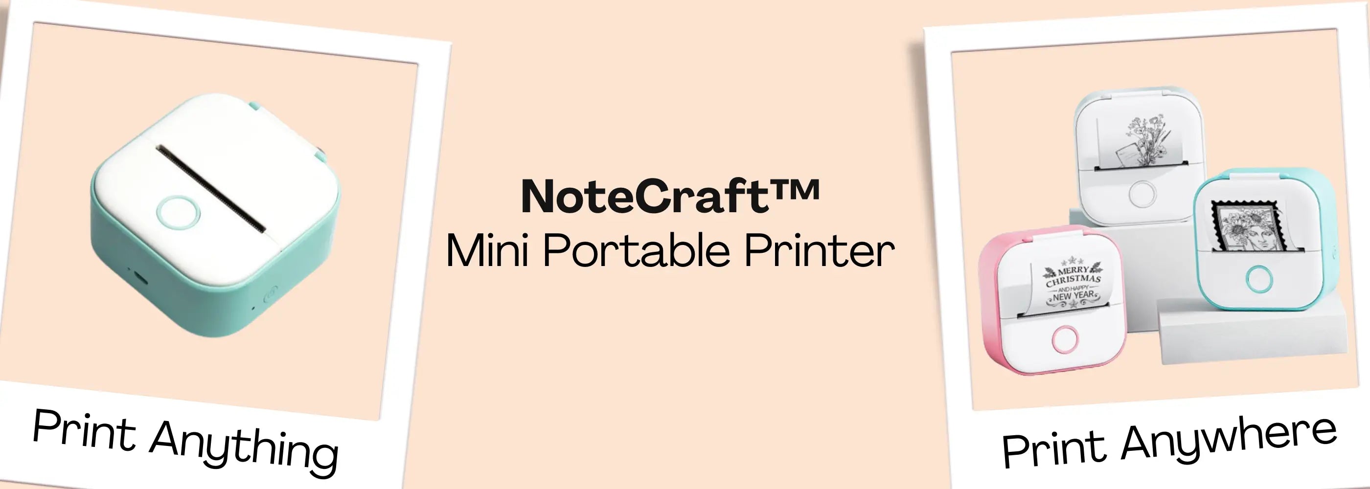 NoteCraft - Mini Portable Inkless Thermal Printer