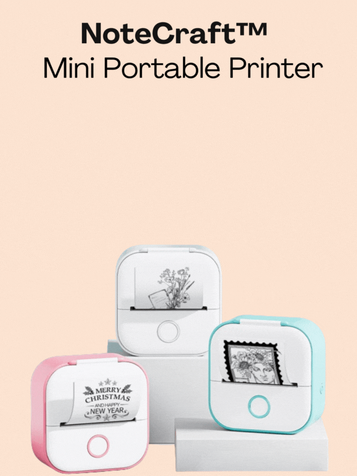 NoteCraft - Mini Portable Inkless Thermal Printer